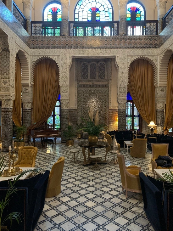 Riad Fes Relais Chateaux hall