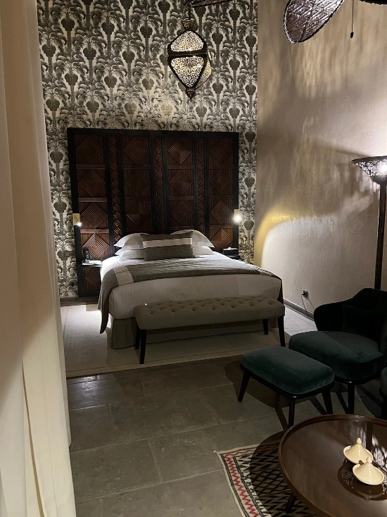 Riad Fes Relais Chateaux bedroom