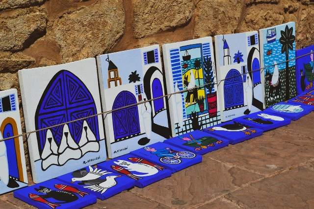 handmade art in Essaouira