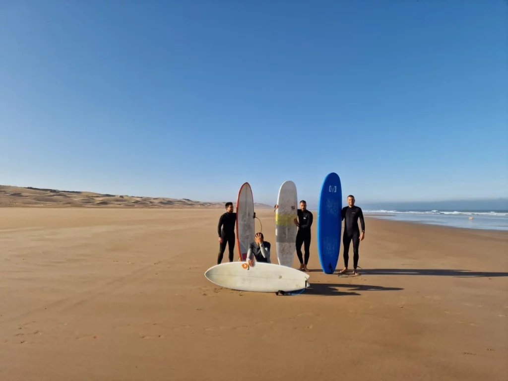 surfing team in Essaouira