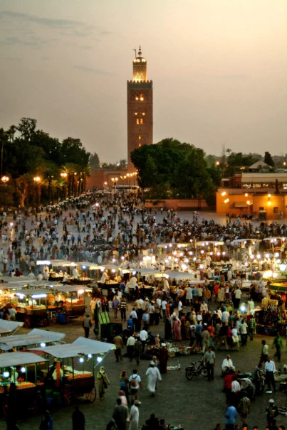 Jamaa Lfna in Marrakech, one of the best places to visit in Morocco
