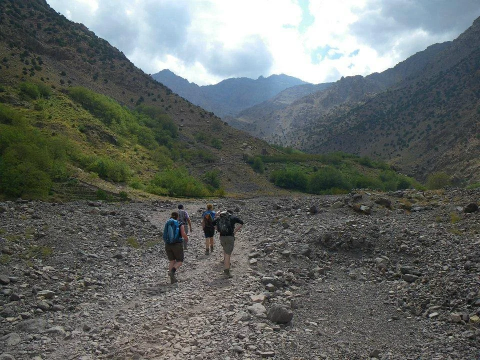 atlas mountains trekking in Spring, tourist activity in Morocco