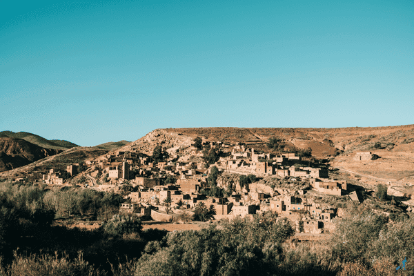 A wonderful view in Asni , Morocco city