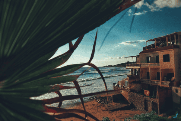 Natural view in Taghazot beach.